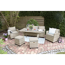 Dining-Lounge-Set 'Prato' braun/beige 6-teilig