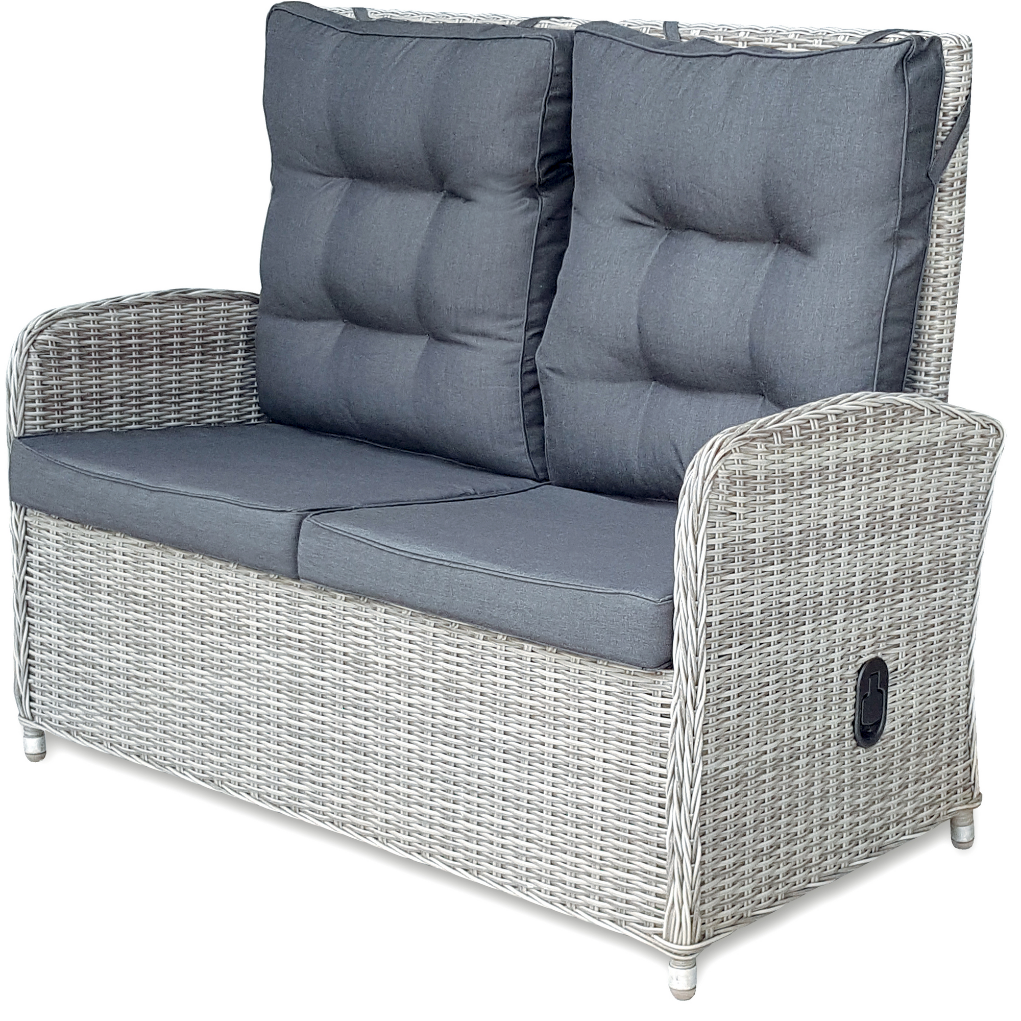 Loungemöbelset 'Monte Carlo' Aluminium anthrazit 4-teilig