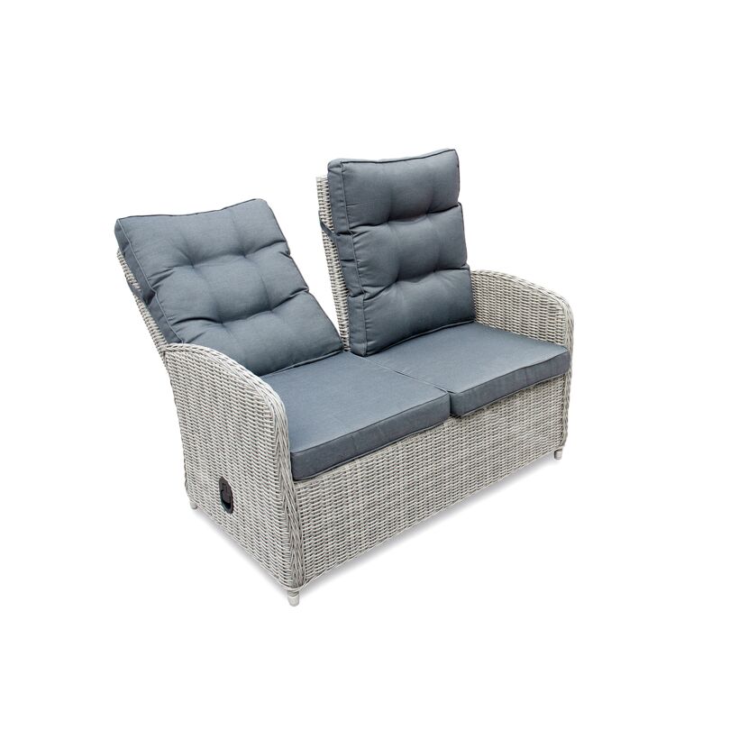 Loungemöbelset 'Monte Carlo' Aluminium anthrazit 4-teilig