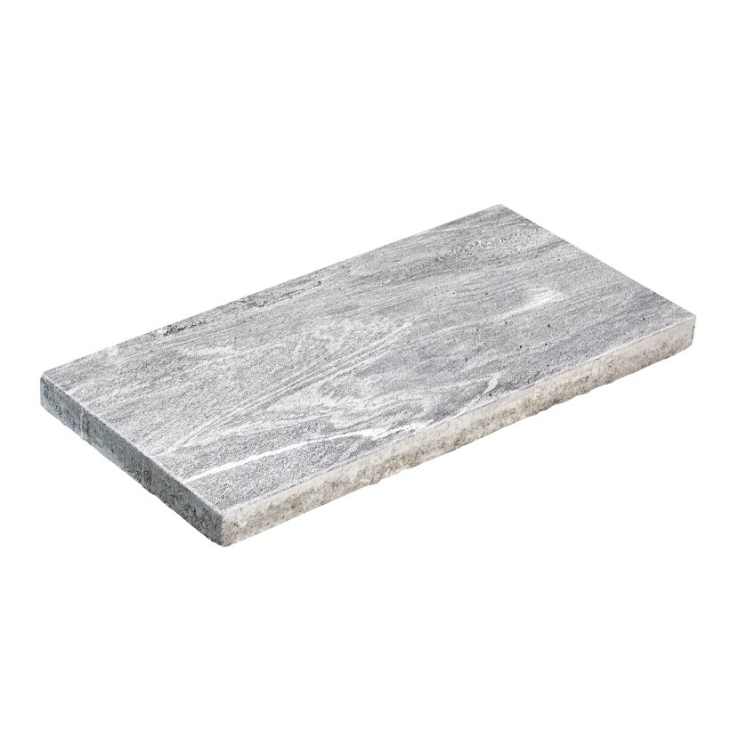 Terrassenplatte 'T-Court Elegance' Beton mittelgrau 60 x 30 x 4 cm