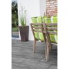Terrassenplatte 'T-Court Elegance' Beton basaltgrau 60 x 30 x 4 cm