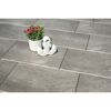 Terrassenplatte 'T-Court Deluxe' Beton basaltgrau 60 x 40 x 4 cm