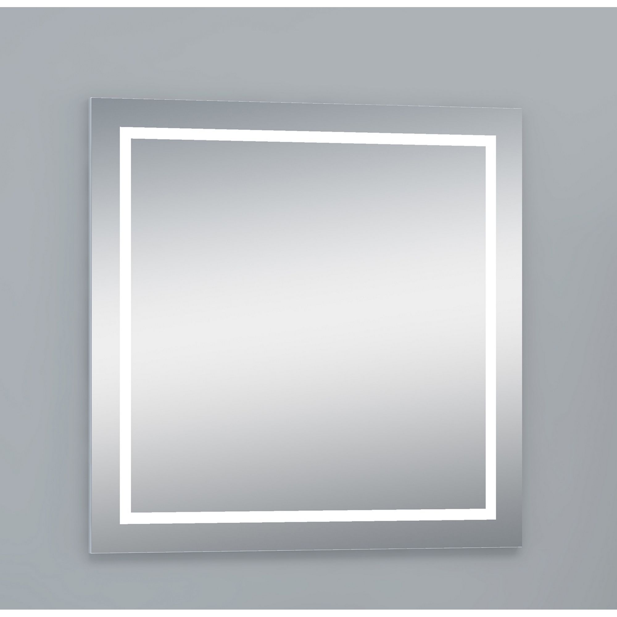 LED-Spiegel 'Nero' 80 x 80 cm