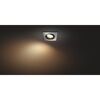 LED-Einbauspot 'Hue' Aluminium eckig leuchtet.