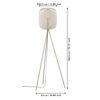 Stehlampe 'Romazzina' E27 40 W Ø 32,5 x 140,5 cm
