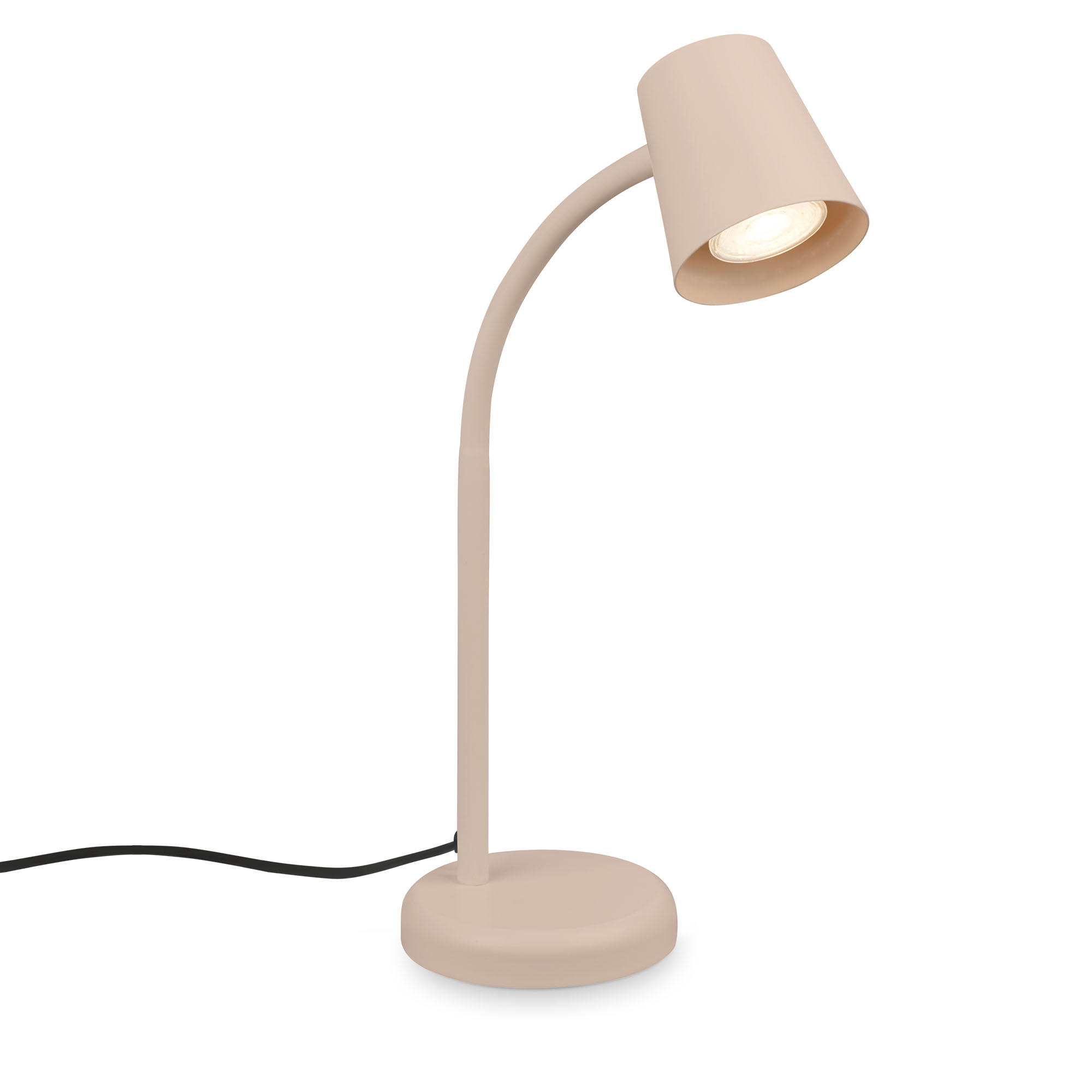 Akku-Tischleuchte 'Skriva' beige ohne Leuchtmittel