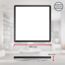 LED-Panel 'Slim' dimmbar 1850 lm neutralweiß, Farbwechsler 29 x 3 x 29 cm