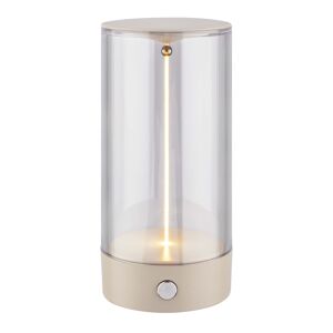 LED-Tischleuchte 'Wiggle' beige kabellos