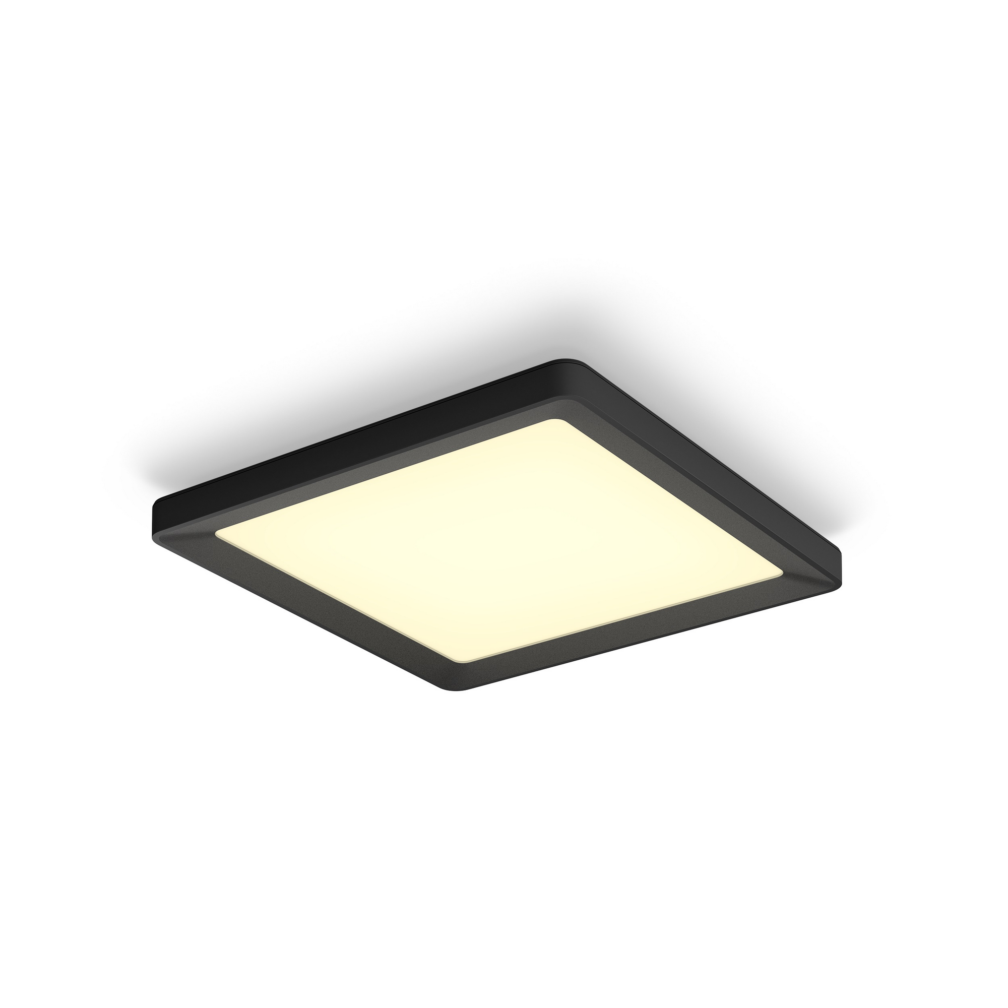 Panelleuchte 'Hue Tento WA SQ S' schwarz 29,5 x 29,5 cm