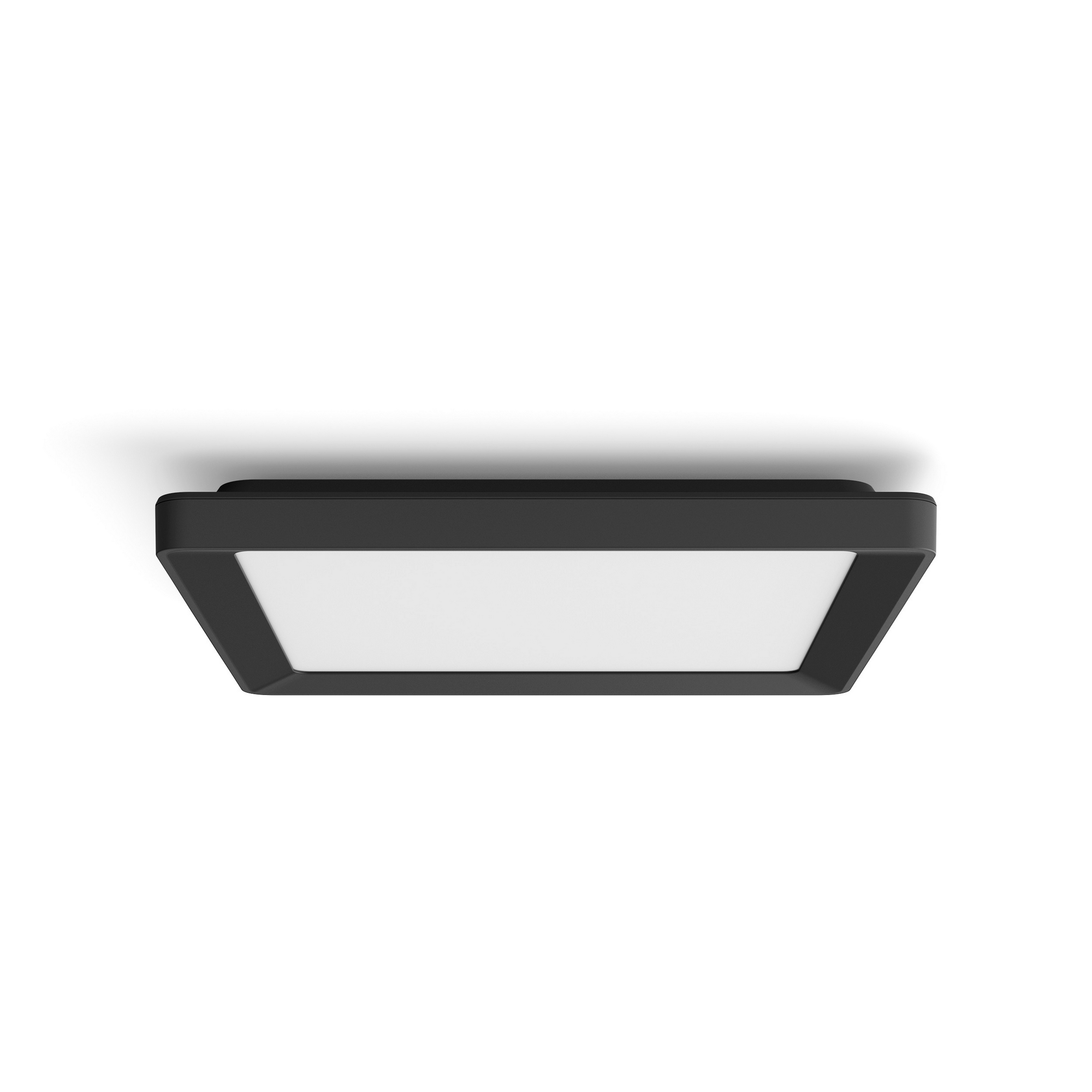 Panelleuchte 'Hue Tento WCA SQ S' schwarz 29,5 x 29,5 cm, mit Farbwechsler