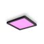 Panelleuchte 'Hue Tento WCA SQ S' schwarz 29,5 x 29,5 cm, mit Farbwechsler
