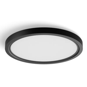 Panelleuchte 'Hue Tento WACA RD S' schwarz Ø 29,1 cm, mit Farbwechsler