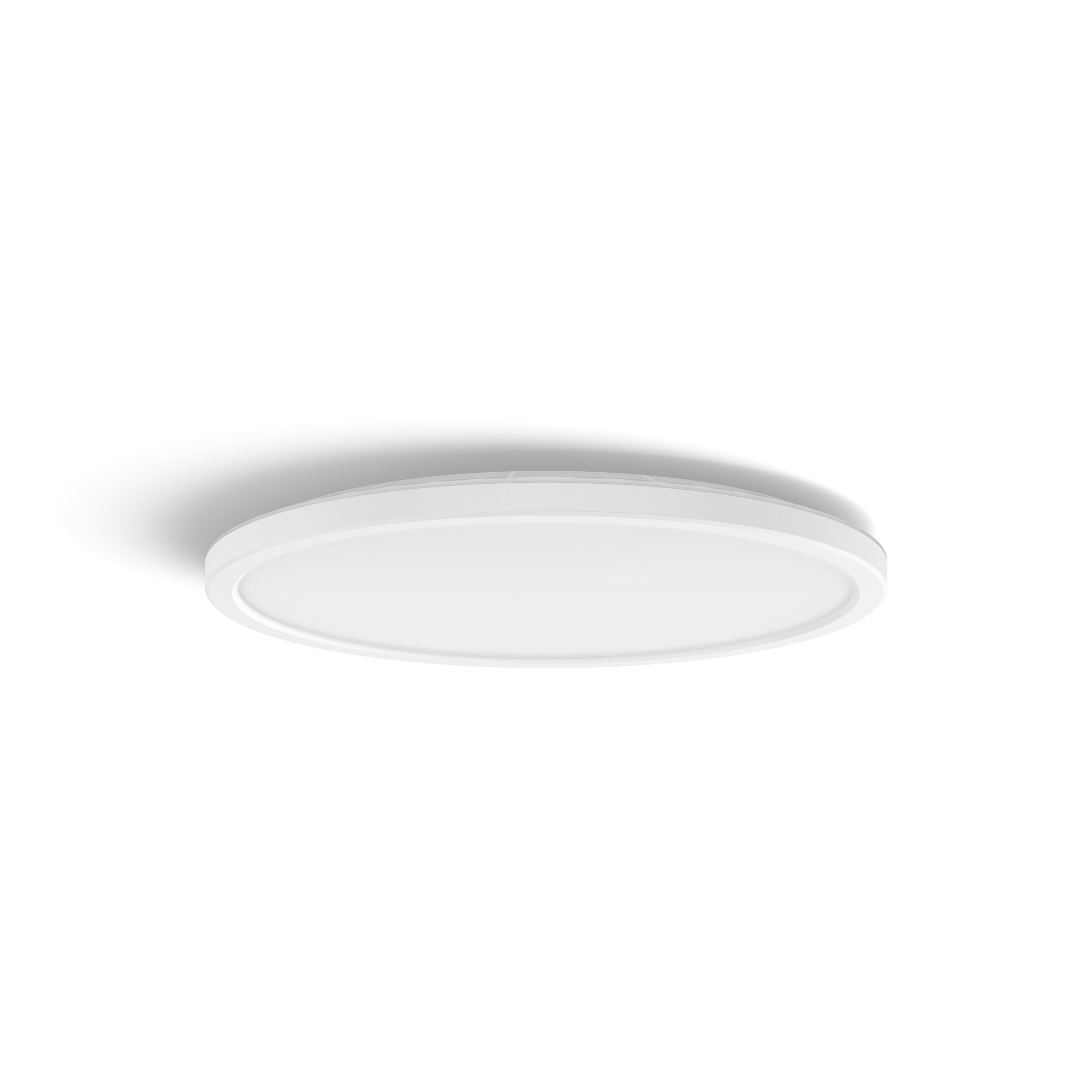 Panelleuchte 'Hue Tento W slim ceiling RD S' weiß Ø 29,1 cm