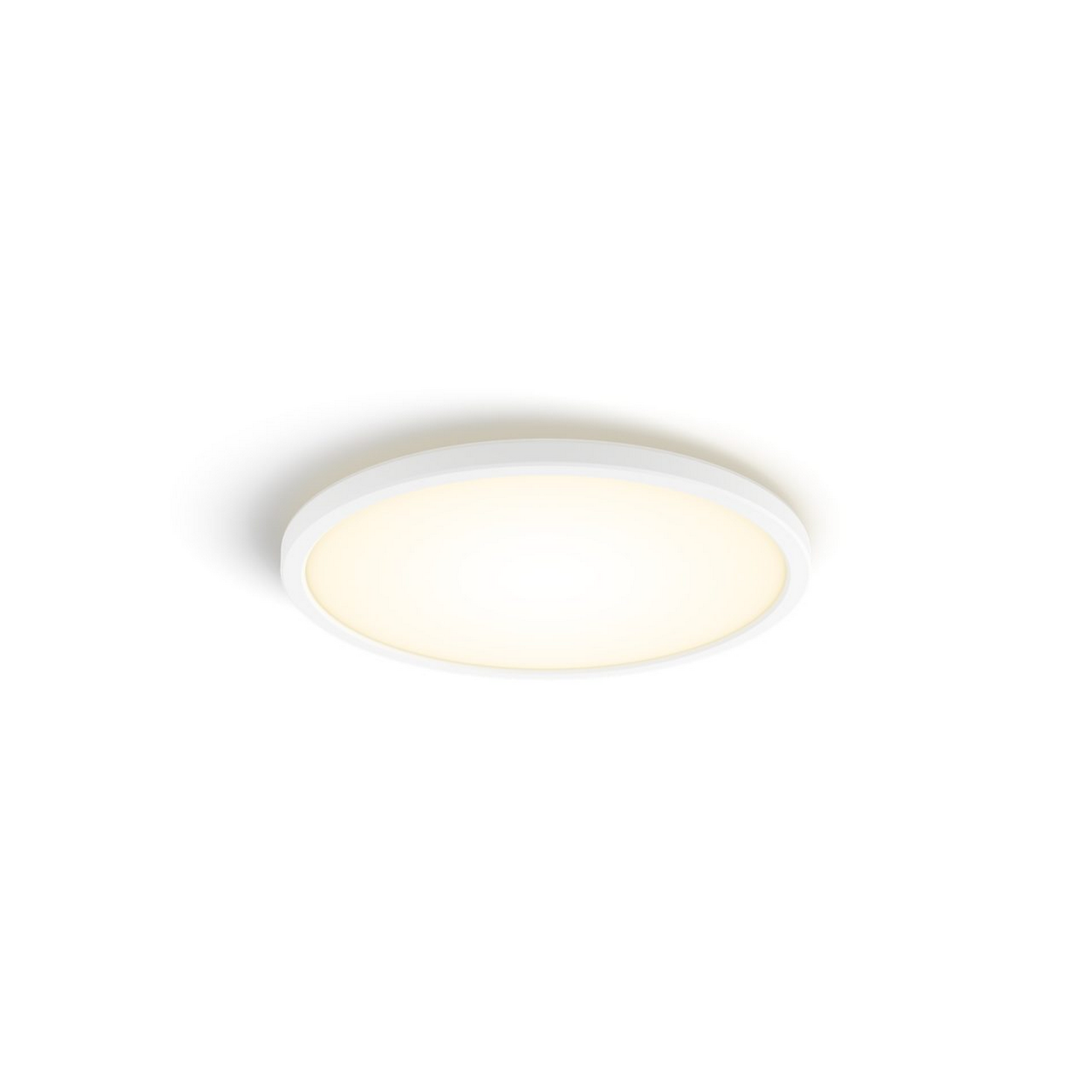 Panelleuchte 'Hue Tento W slim ceiling RD S' weiß Ø 29,1 cm