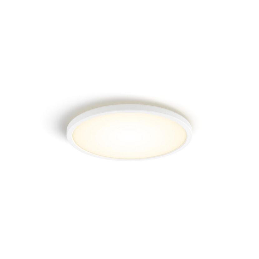 Panelleuchte 'Hue Tento W slim ceiling RD S' weiß Ø 29,1 cm