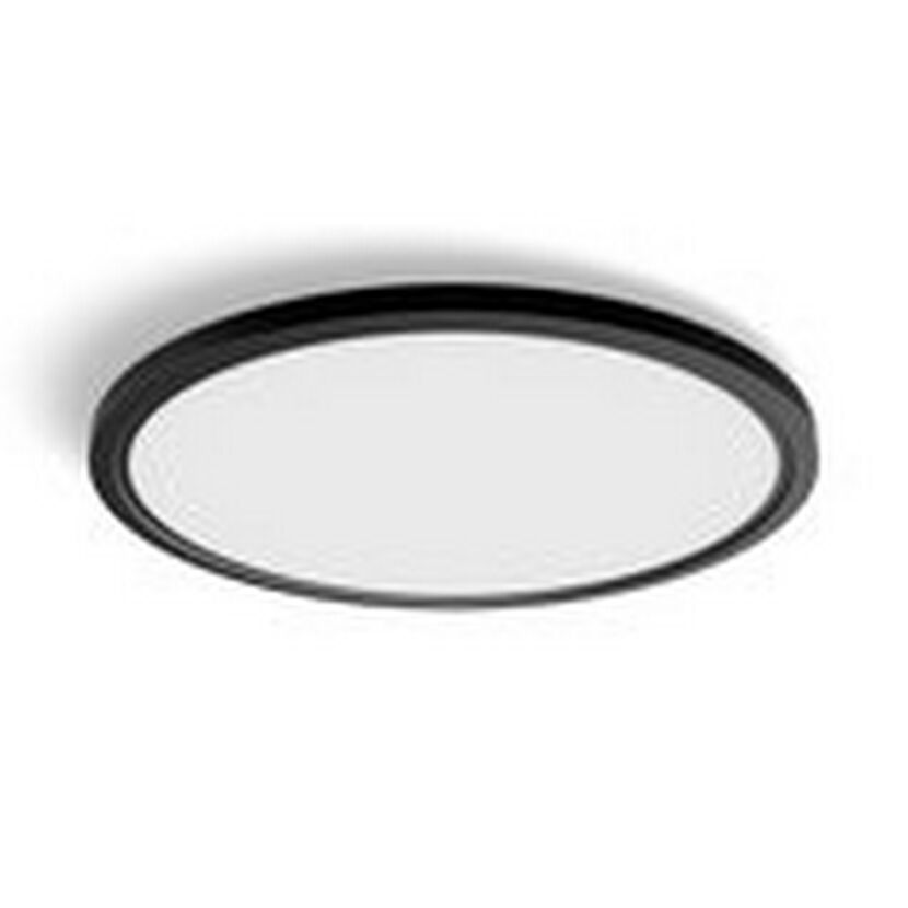 Panelleuchte 'Hue Tento WACA RD XL' schwarz Ø 54,2 cm, mit Farbwechsler