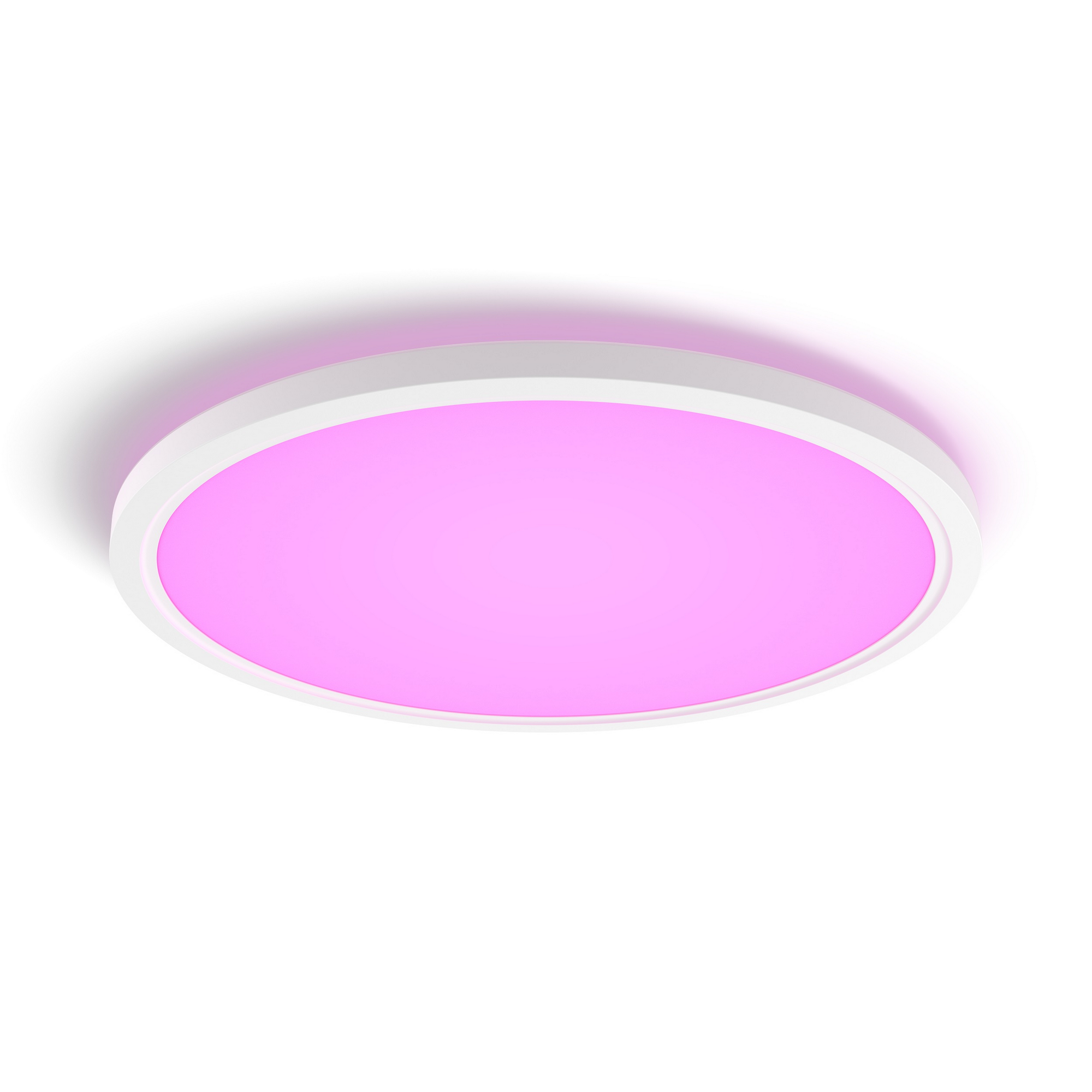 Panelleuchte 'Hue Tento WACA RD XL' weiß Ø 54,2 cm, mit Farbwechsler