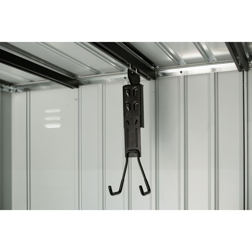 Fahrradgarage 'Velos 1' Metall schwarz 133 x 222 x 151 cm