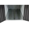 Fahrradgarage 'Velos 1' Metall schwarz inklusive Boden 133 x 222 x 151 cm