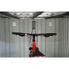 Fahrradgarage 'Velos 1' Metall schwarz inklusive Boden 133 x 222 x 151 cm
