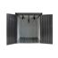 Fahrradgarage 'Velos 1' Metall schwarz 133 x 222 x 151 cm
