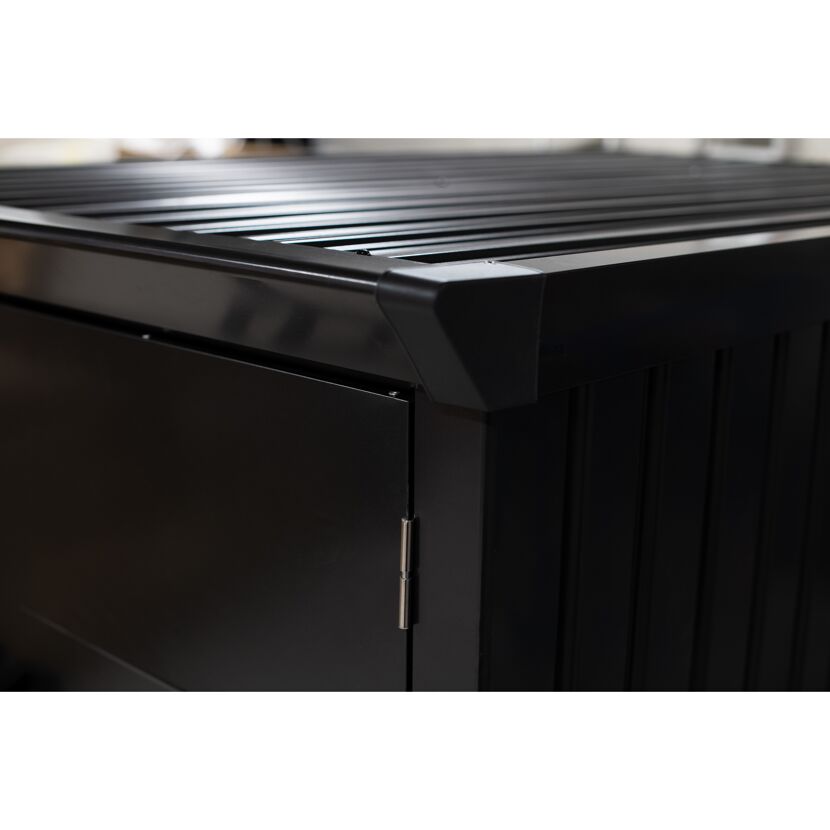 Fahrradgarage 'Velos 1' Metall schwarz 133 x 222 x 151 cm