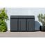 Mülltonnenbox 'Moderna 3' anthrazit 83 x 211 x 135 cm