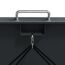 Mülltonnenbox 'Lacina' anthrazit/Holzoptik 80 x 332 x 116 cm