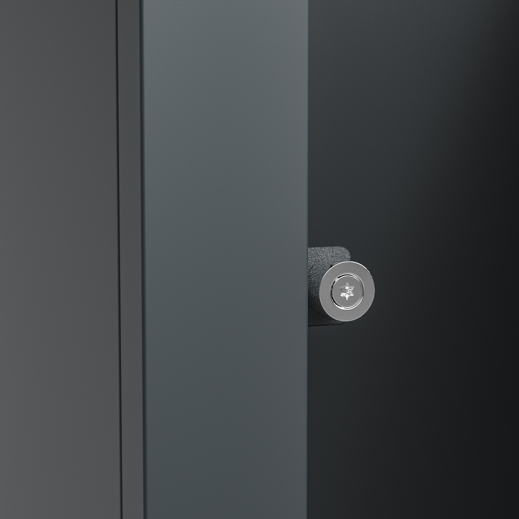 Mülltonnenbox 'Lacina' anthrazit/Holzoptik 80 x 68 x 116 cm