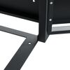 Mülltonnenbox 'Lacina' anthrazit/Holzoptik 80 x 264 x 116 cm