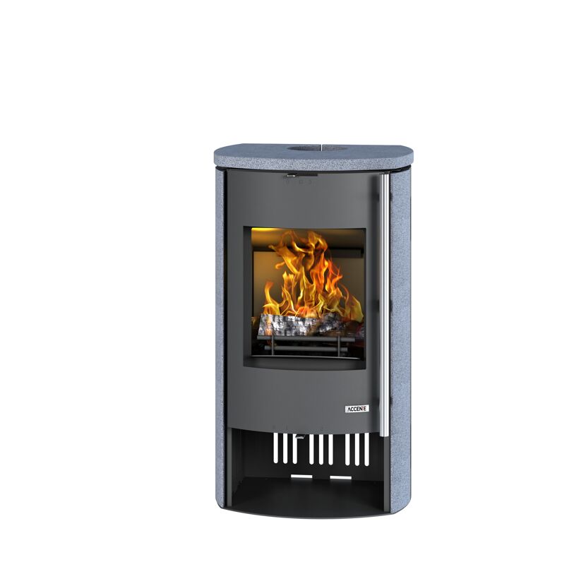 Kaminofen 'Nyborg 4.0 GTS' grau 7 kW