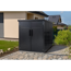 Fahrradgarage 'Velos 2' Metall schwarz 133 x 222 x 151 cm