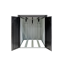 Fahrradgarage 'Velos 2' Metall schwarz 133 x 222 x 151 cm