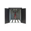 Fahrradgarage 'Velos 2' Metall schwarz 133 x 222 x 151 cm