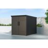 Fahrradgarage 'Velos 2' Metall schwarz 133 x 222 x 151 cm