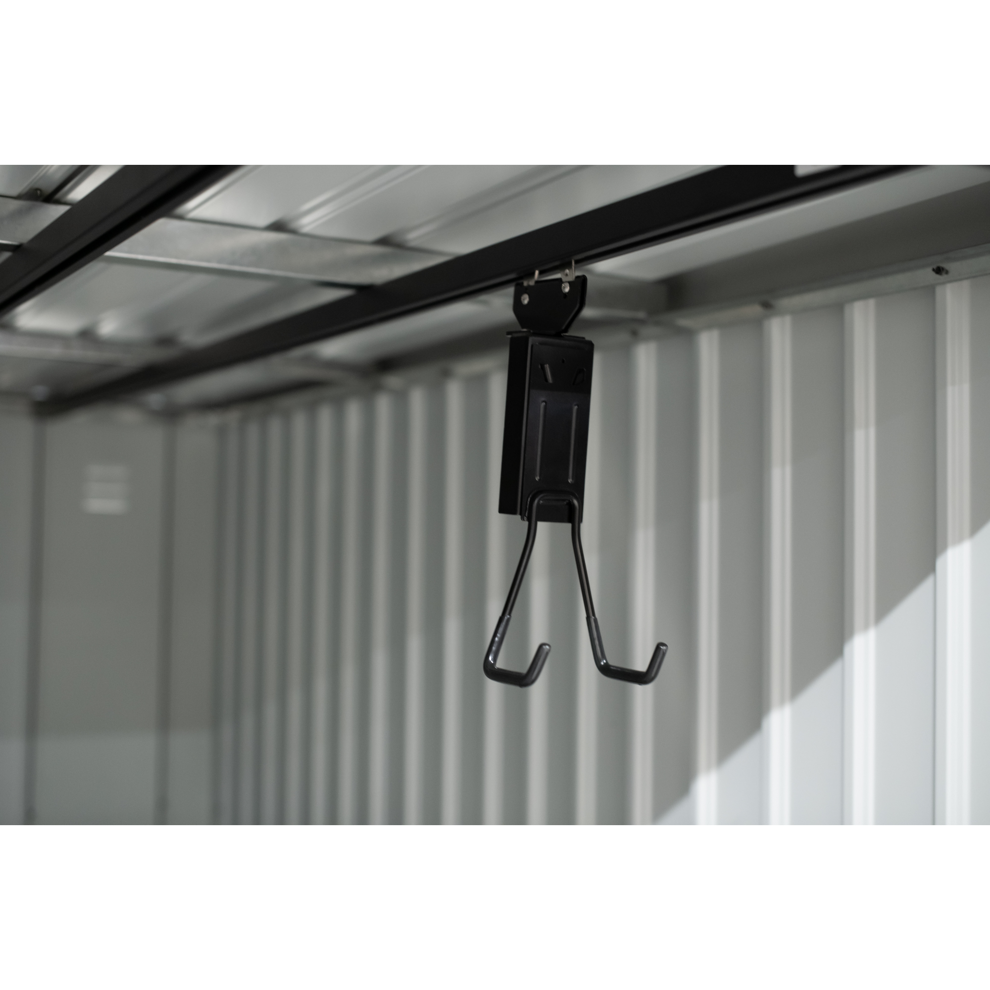 Fahrradgarage 'Velos 2' Metall schwarz 133 x 222 x 151 cm