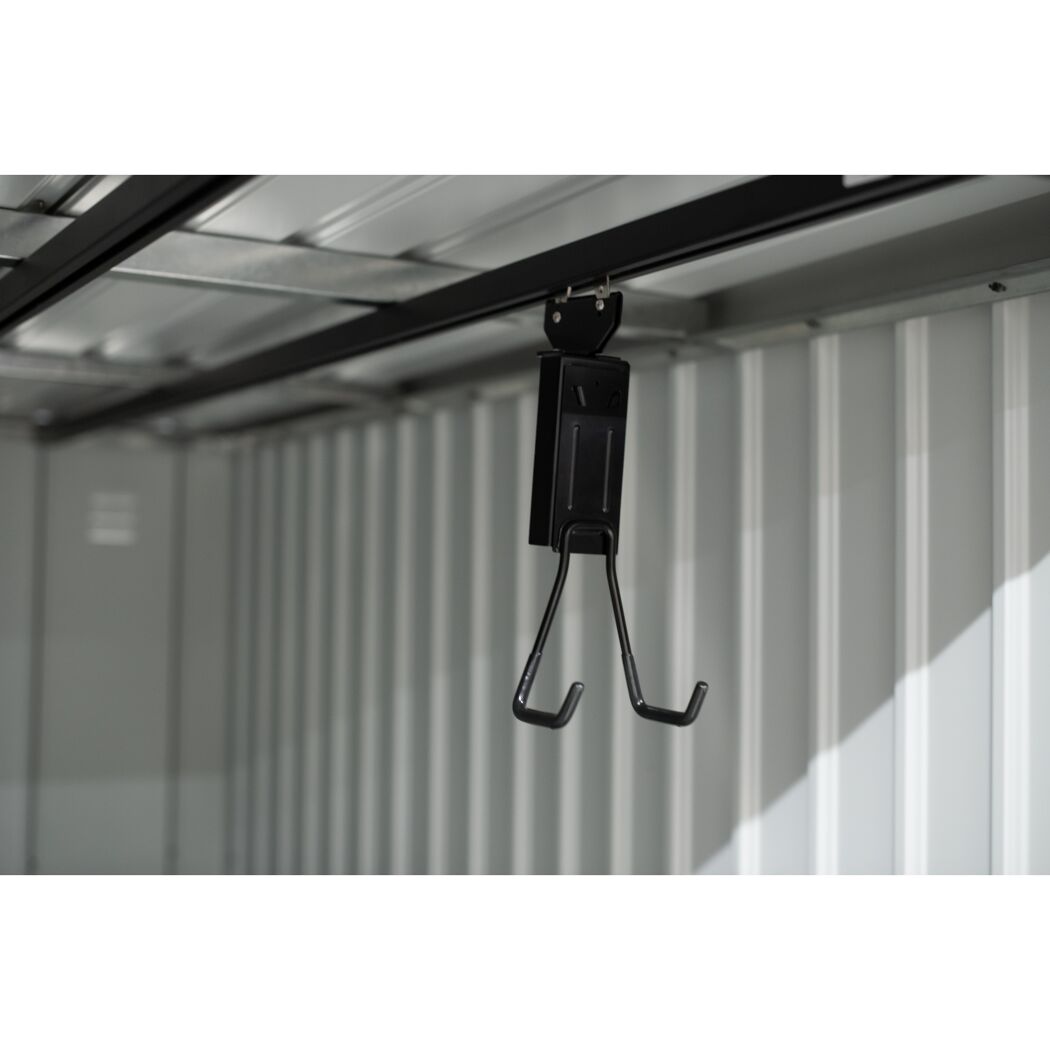 Fahrradgarage 'Velos 2' Metall schwarz 133 x 222 x 151 cm