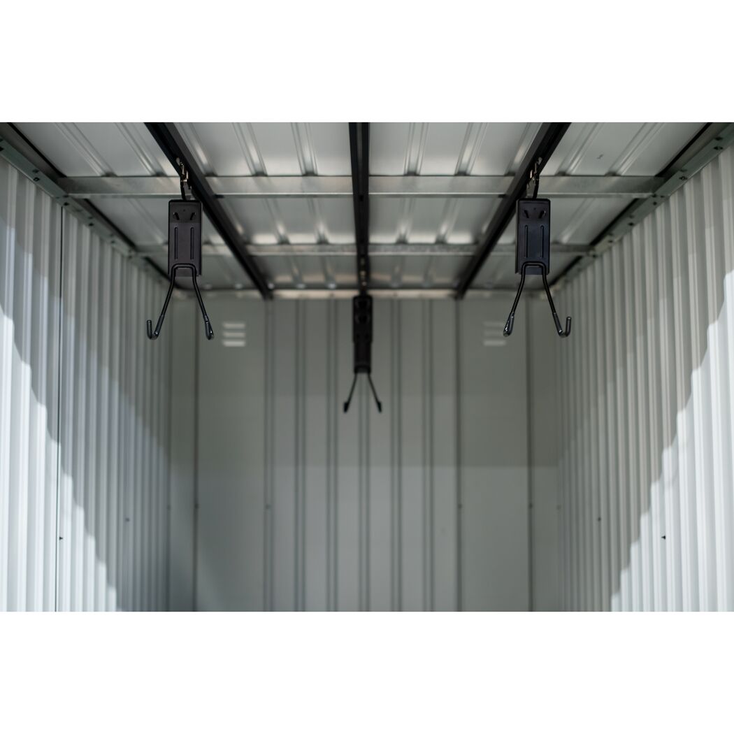 Fahrradgarage 'Velos 2' Metall schwarz 133 x 222 x 151 cm