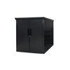Fahrradgarage 'Velos 2' Metall schwarz 133 x 222 x 151 cm