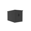 Fahrradgarage 'Velos 2' Metall schwarz 133 x 222 x 151 cm
