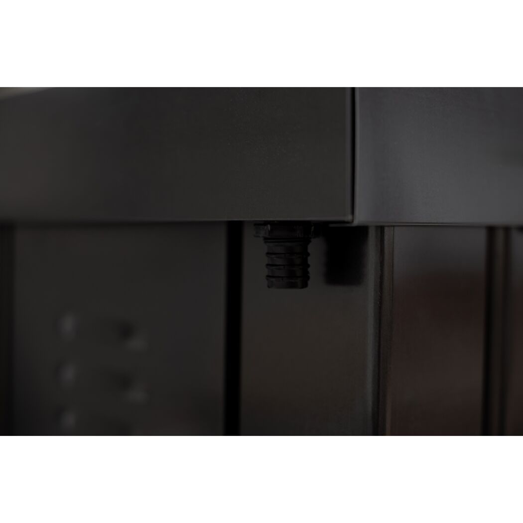 Fahrradgarage 'Velos 2' Metall schwarz 133 x 222 x 151 cm