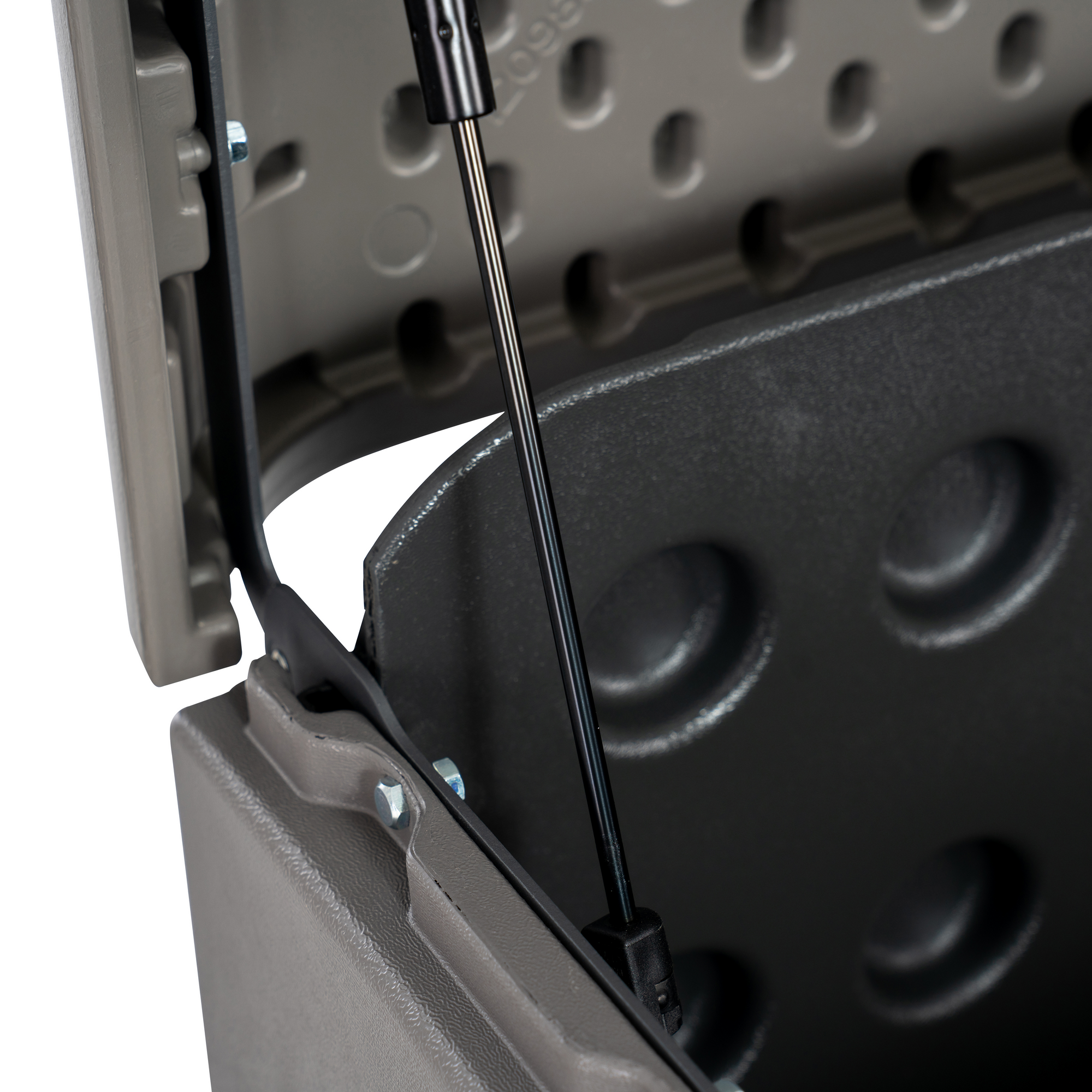 Kissenbox 'Space' Hart-Polyethylen grau 146,7 x 77,2 x 72,4 cm