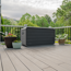 Kissen- & Auflagenbox 'Space' 625 l grau 72 x 146 x 77 cm