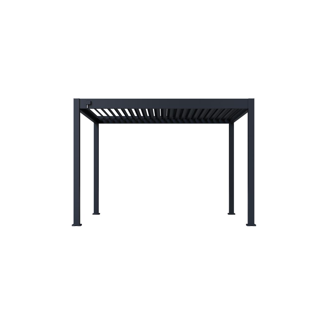 Pergola 'Grand Tuscan 1012' Aluminium anthrazit 310 x 370 x 256 cm