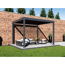 Pergola 'Grand Tuscan 1012' Aluminium anthrazit 310 x 370 x 256 cm