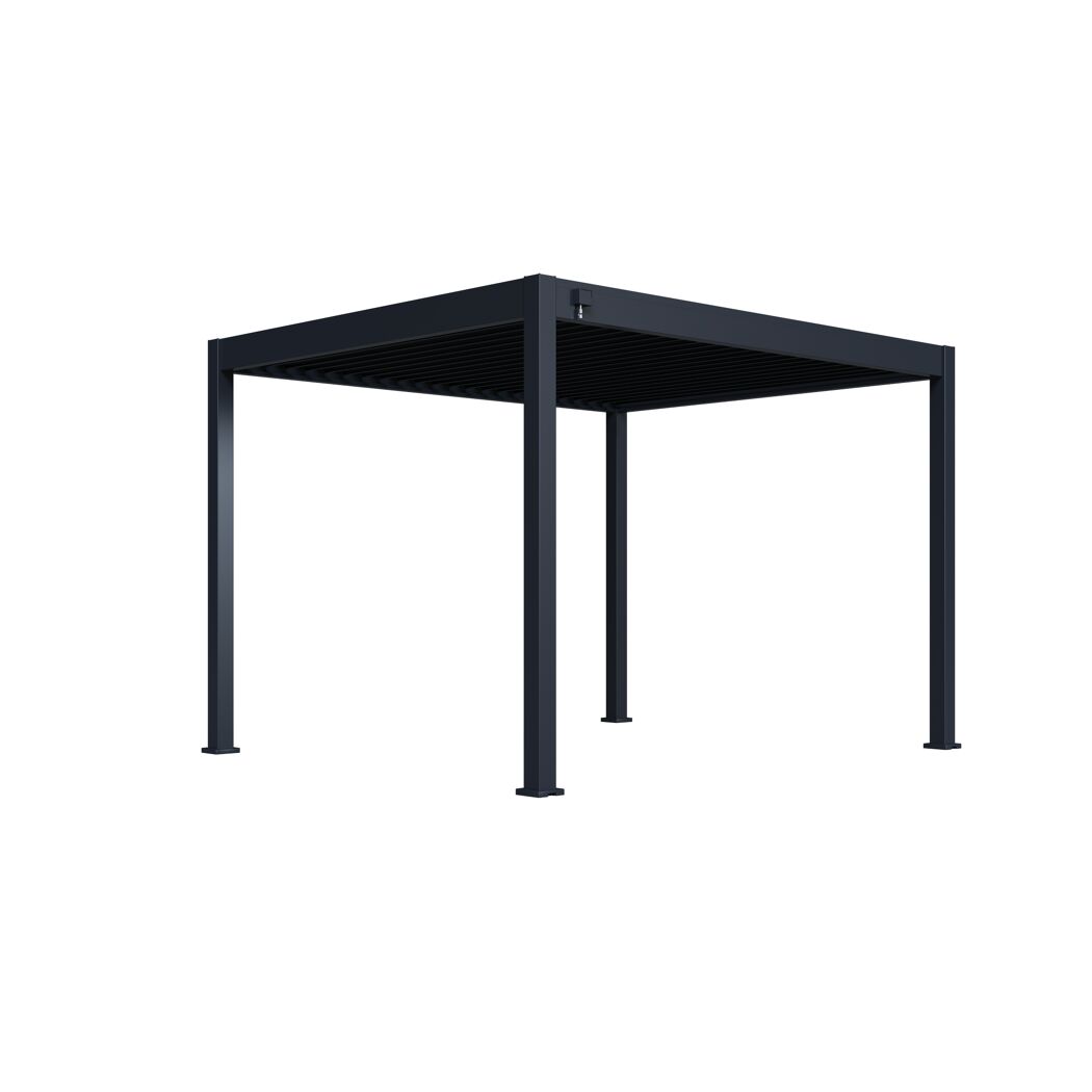 Pergola 'Grand Tuscan 1012' Aluminium anthrazit 310 x 370 x 256 cm