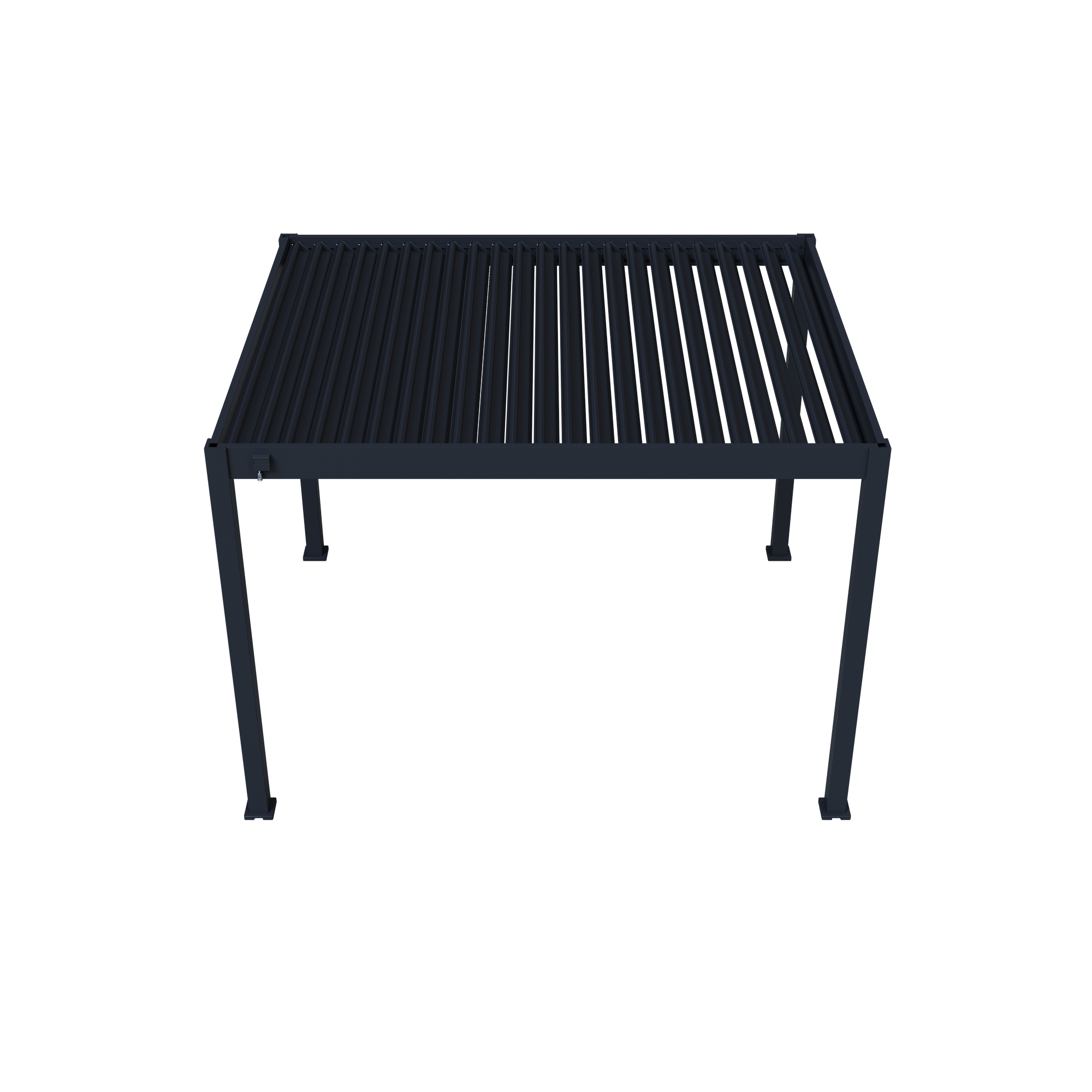 Pergola 'Grand Tuscan 1012' Aluminium anthrazit 310 x 370 x 256 cm