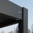 Pergola 'Grand Tuscan 1012' Aluminium anthrazit 310 x 370 x 256 cm
