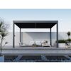 Pergola 'Grand Tuscan 1214' Aluminium anthrazit 370 x 433 x 256 cm
