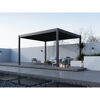 Pergola 'Grand Tuscan 1214' Aluminium anthrazit 370 x 433 x 256 cm